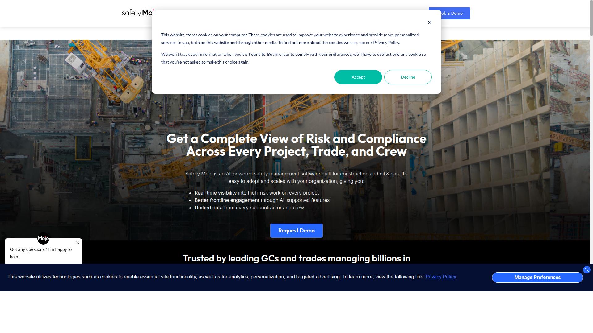AI Mojo website