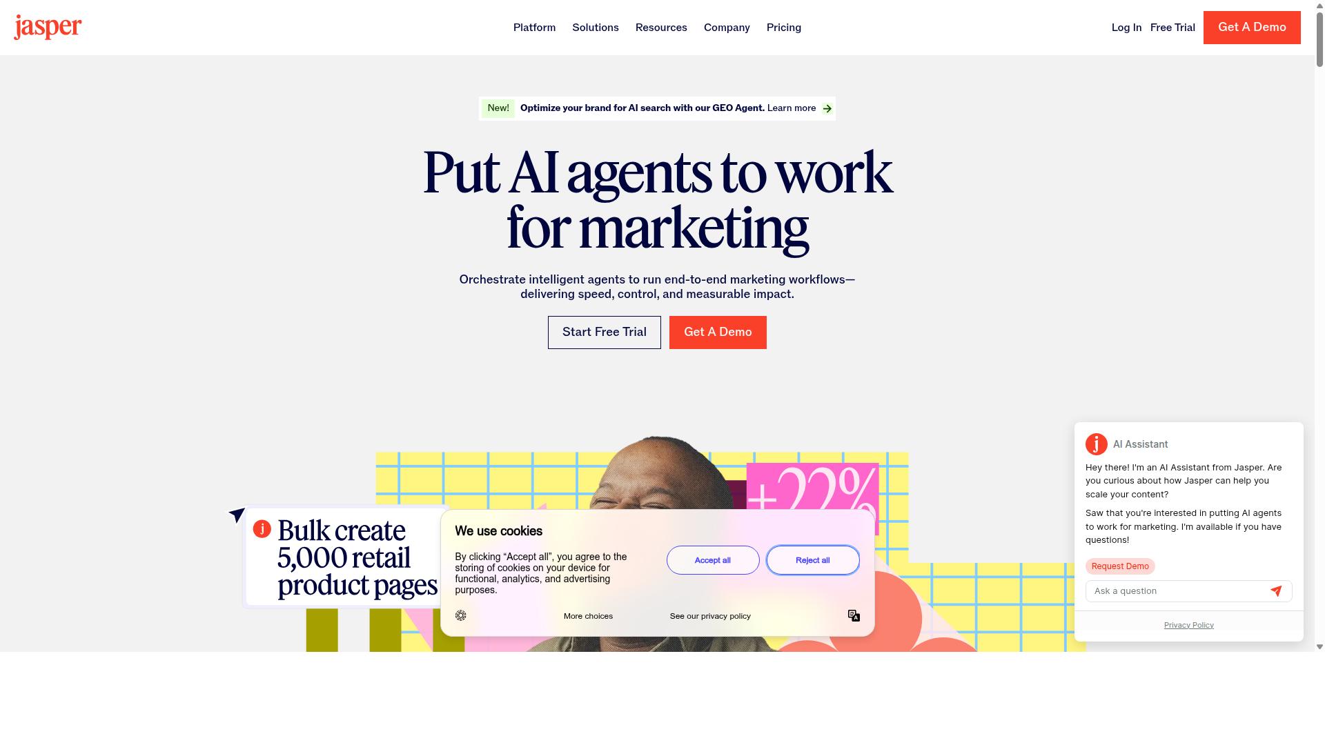 Jasper website